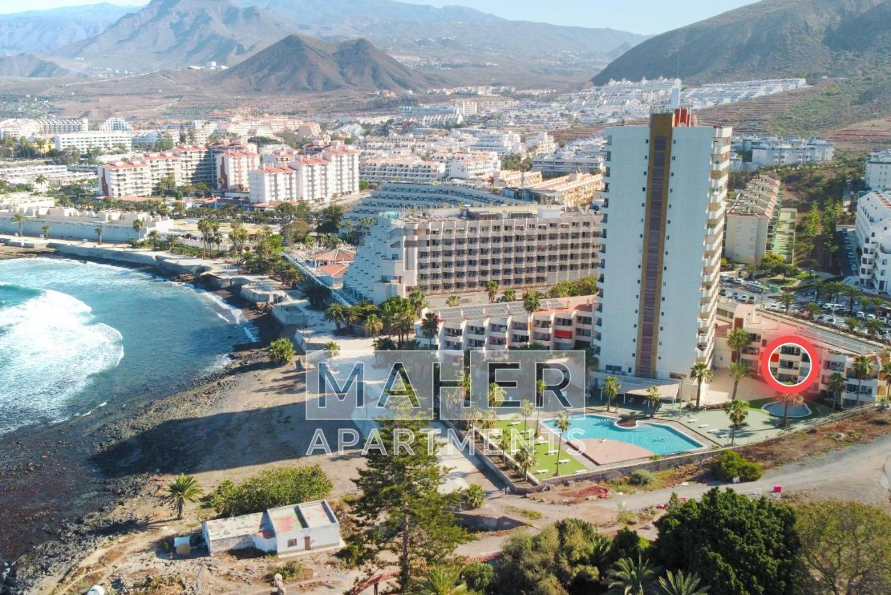 Modern Apartment With An Addictive Terrace View Los Cristianos  Exteriör bild
