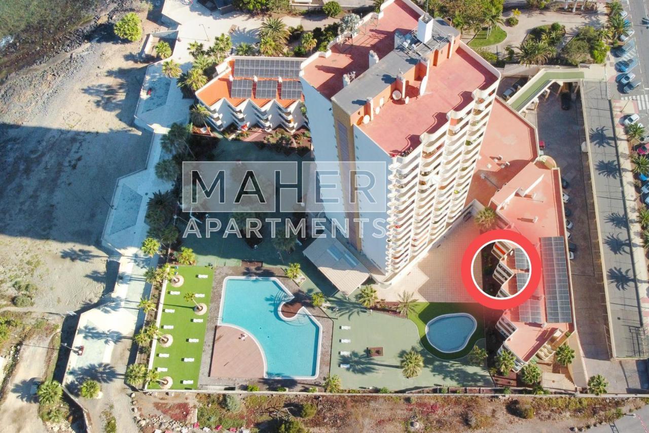 Modern Apartment With An Addictive Terrace View Los Cristianos  Exteriör bild